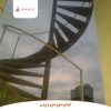 پله دوبلکس گرد فلزی مارپیچ