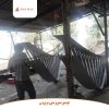 پله دوبلکس گرد فلزی مارپیچ